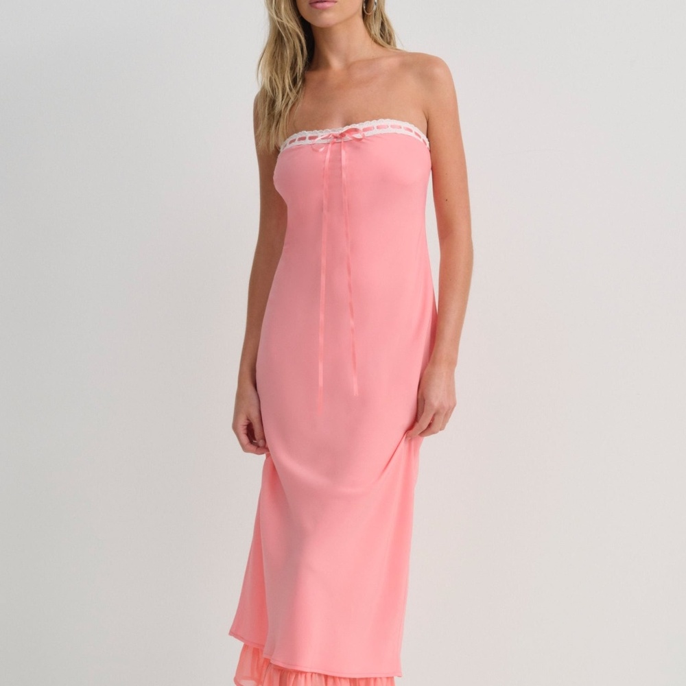 For Love & Lemons Daisy Mae Midi Dress Size XSXS / Coral